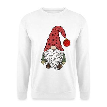Weihnachts Wichtel Christmas Gnom - Unisex Pullover - Weiß - Vorne