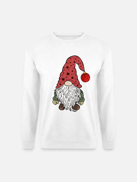 Christmas Elves Christmas Gnom - Unisex Sweatshirt - white