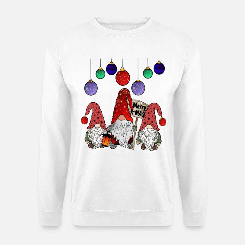 Weihnachts Wichtel Familie - Unisex Pullover - Weiß
