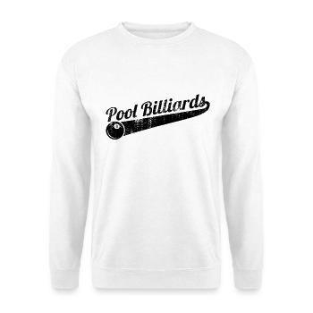 Piscine de billard - Sweat-shirt Unisexe - blanc - Devant