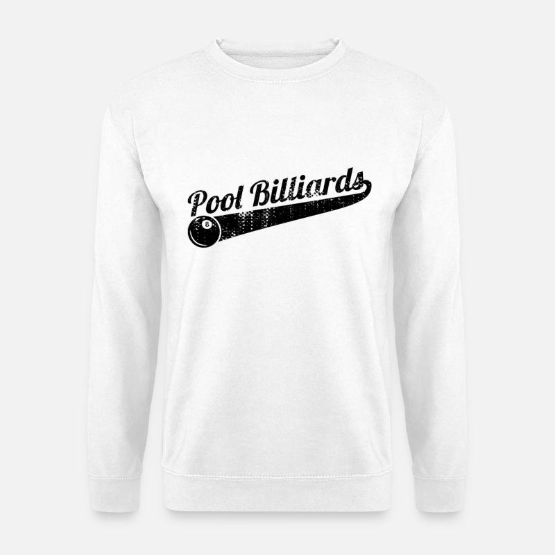 Billard Pool - Unisex Pullover - Weiß
