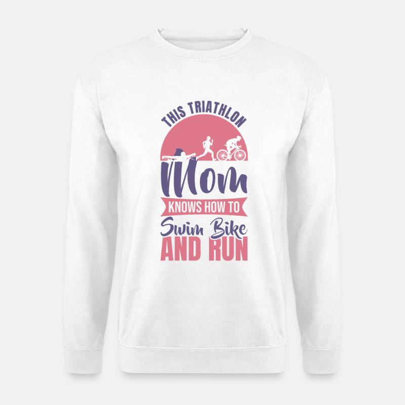 Triathlon Mama - Unisex Pullover - Weiß