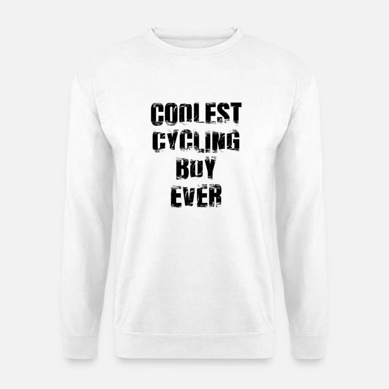 Cooler Radfahrer - Unisex Pullover - Weiß