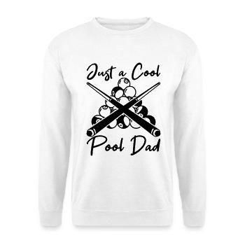 Billard Vater - Unisex Pullover - Weiß - Vorne