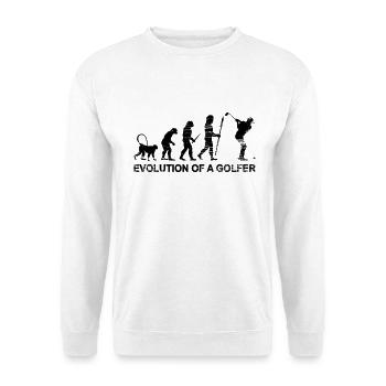 Entwicklung des Golfs - Unisex Pullover - Weiß - Vorne