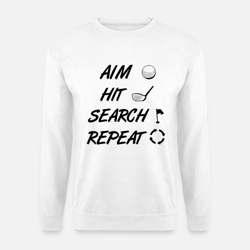 Golf Motivation - Unisex Pullover - Weiß