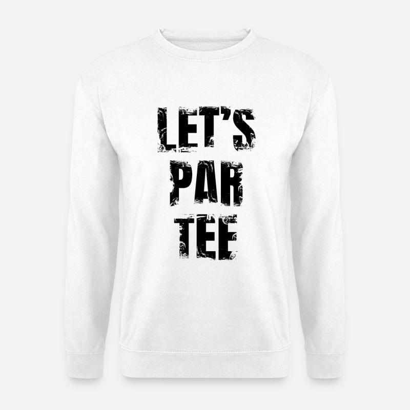 Lustiger Golf Witz - Unisex Pullover - Weiß