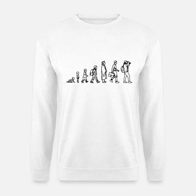 Entwicklung des Fotografen - Unisex Pullover - Weiß
