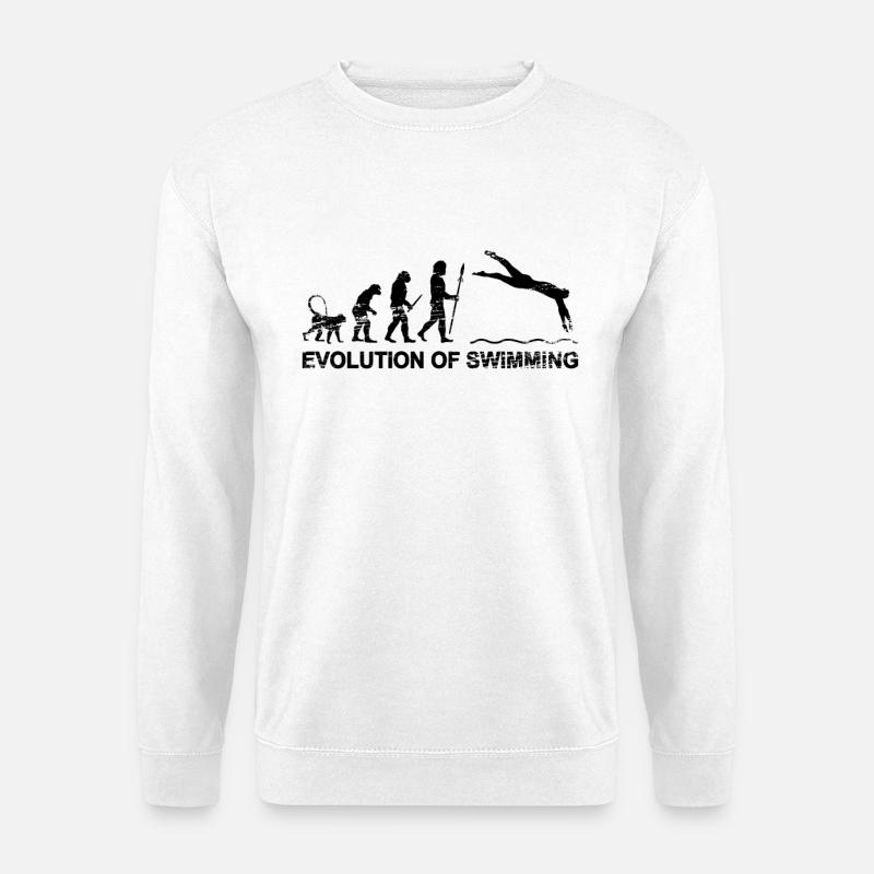 Évolution du flotteur - Sweat-shirt Unisexe - blanc