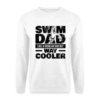 Schwimmer Vater - Unisex Pullover - Weiß - Vorne
