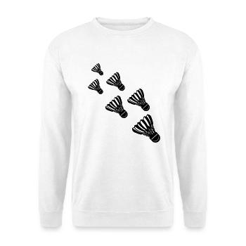 Badminton - Sweat-shirt Unisexe - blanc - Devant