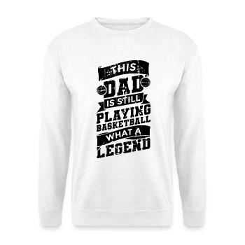 Père du basketball - Sweat-shirt Unisexe - blanc - Devant