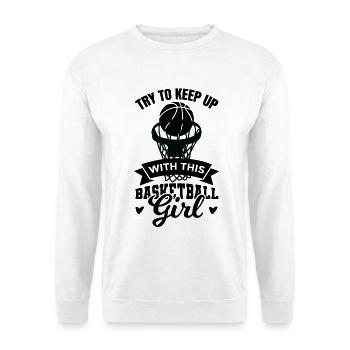 Basketball player - Unisex Sweatshirt - white - Front