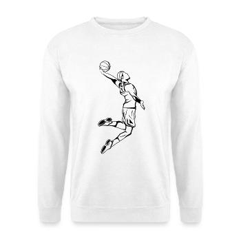 Basketball Dunk - Unisex Sweatshirt - white - Front
