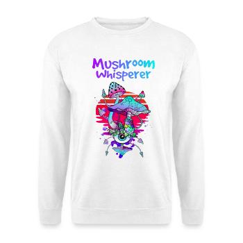 Mushroom Whisperer Zauberpilze - Unisex Pullover - Weiß - Vorne