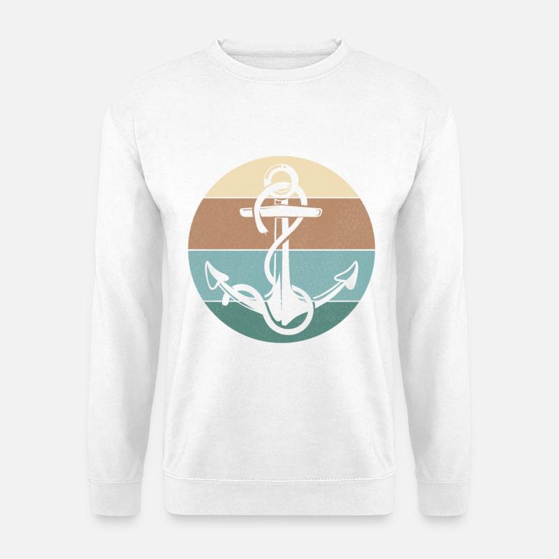 Funny Sailing Boating Sailor Boat Captain Awesome - Unisex Pullover - Weiß