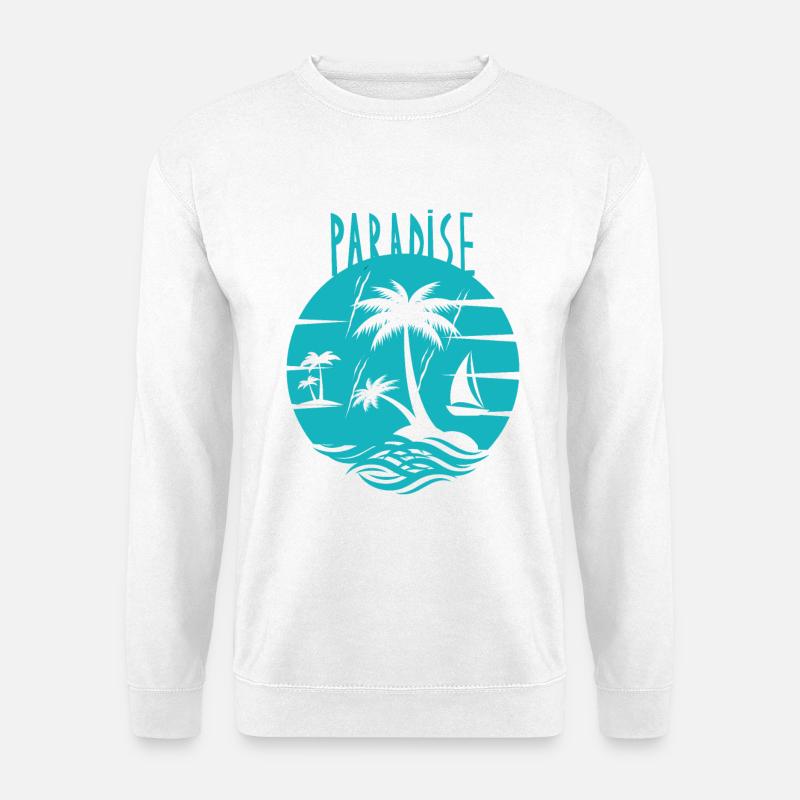 Paradise Islands - Travel Apparel - Unisex Pullover - Weiß