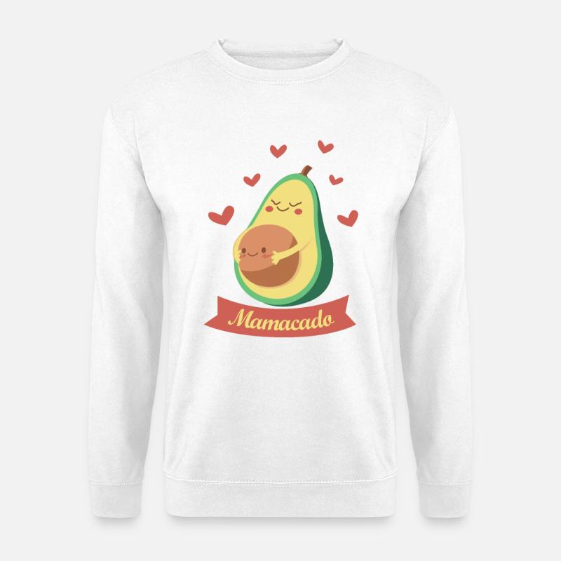 Mamacado für werdende Mamas - Unisex Pullover - Weiß