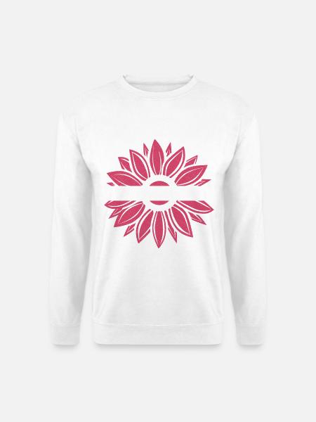 Multiple Myeloma Awareness Burgundy Sunflowe - Unisex Sweatshirt - white