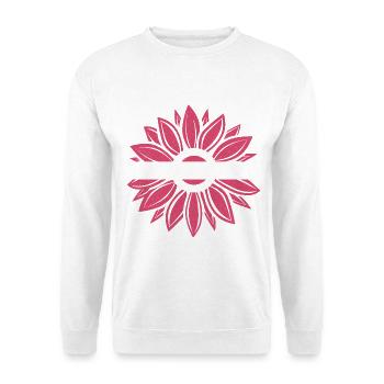 Multiple Myeloma Awareness Burgundy Sunflowe - Unisex Sweatshirt - white - Front