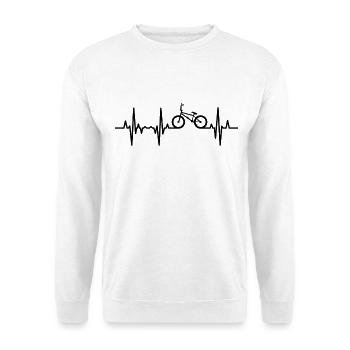 BMX ECG - Unisex Sweatshirt - white - Front