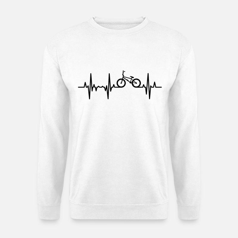 BMX EKG - Unisex Pullover - Weiß