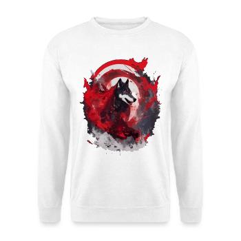 Wolf's Blood Japan Wolf's Art - Unisex Sweatshirt - white - Front