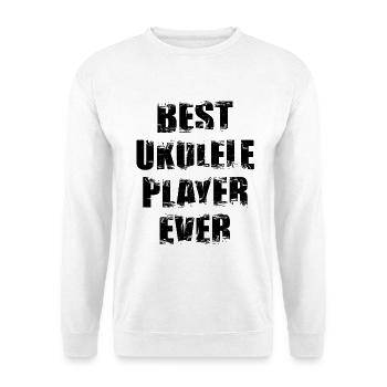 Best Ukulelist - Unisex Sweatshirt - white - Front