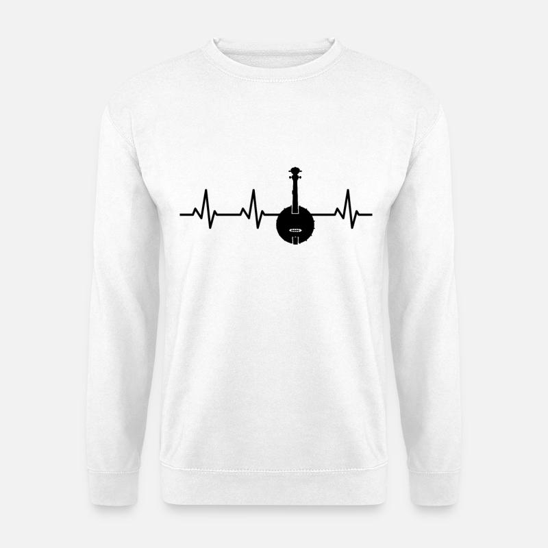 Banjo Herzklopfen - Unisex Pullover - Weiß