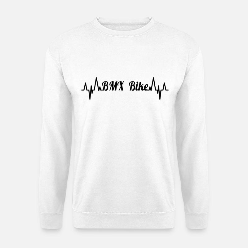 BMX EKG - Unisex Pullover - Weiß