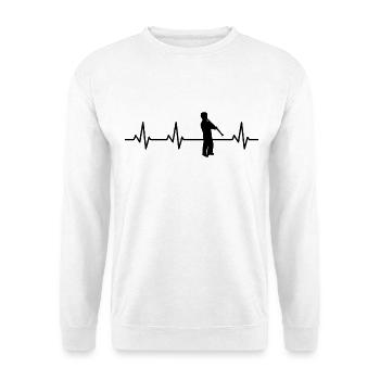 Clarinetist ECG - Unisex Sweatshirt - white - Front