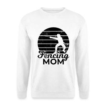 Fencing Mom - Unisex Sweatshirt - white - Front