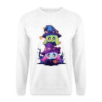 Anime Kawaii Goblin Hexen Hallloween Geschenk - Unisex Pullover - Weiß - Vorne