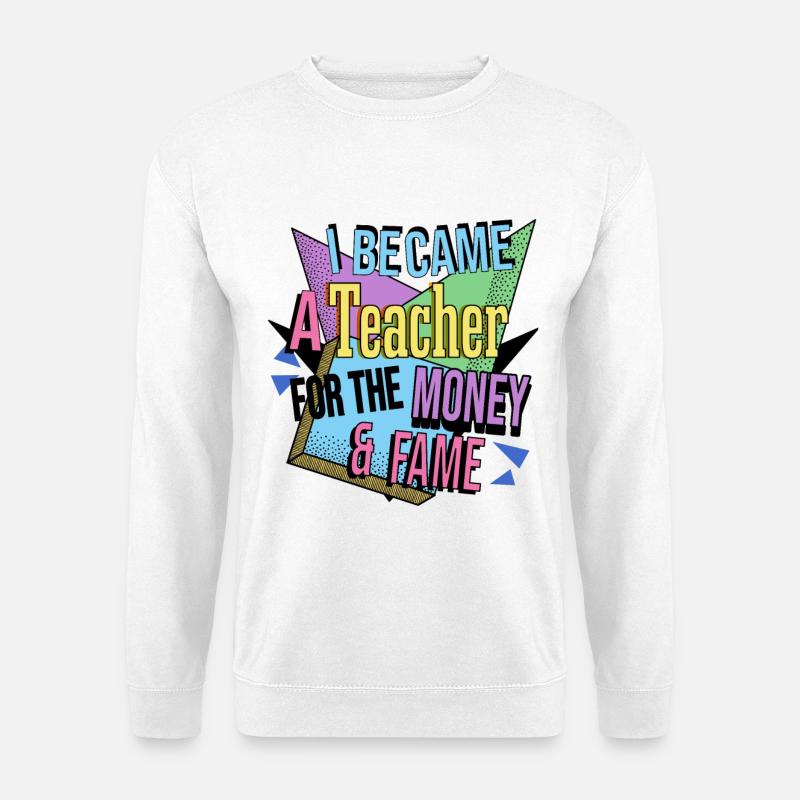 Money & Fame 90`s - Unisex Pullover - Weiß