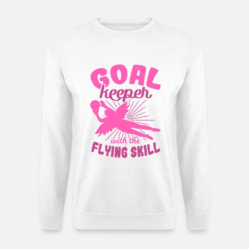 Torhüterin - Unisex Pullover - Weiß