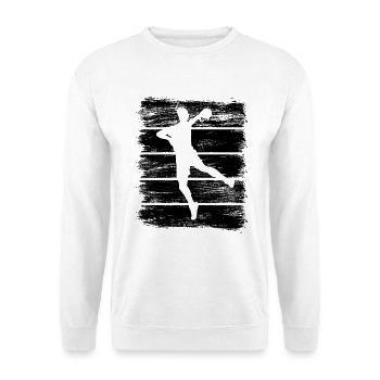 Handball Junge - Unisex Pullover - Weiß - Vorne