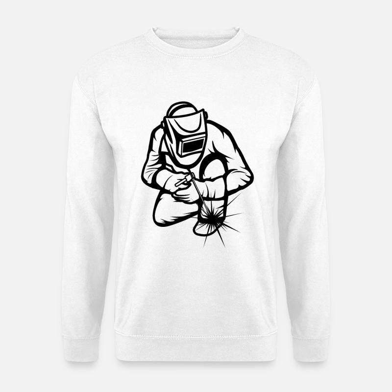 Lustiger Schweißer - Unisex Pullover - Weiß