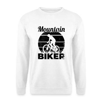 Vététistes - Sweat-shirt Unisexe - blanc - Devant