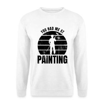 Vous m’avez eu à Malen - Sweat-shirt Unisexe - blanc - Devant