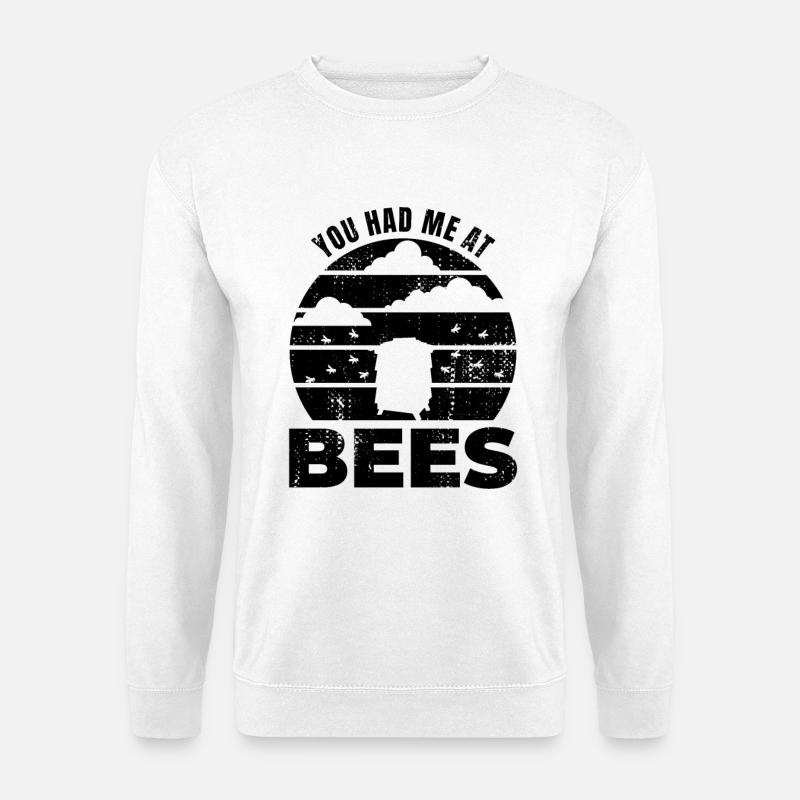 Beekeeper Saying - Unisex Sweatshirt - white