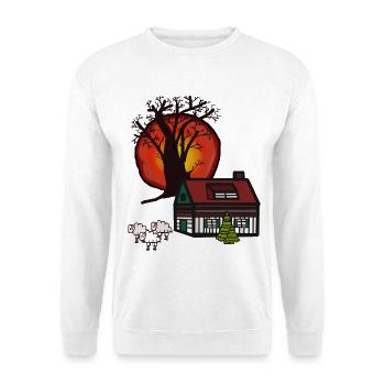 Baltic Sea North Sea Coast Village Nordic Village Country - Unisex Sweatshirt - white - Front