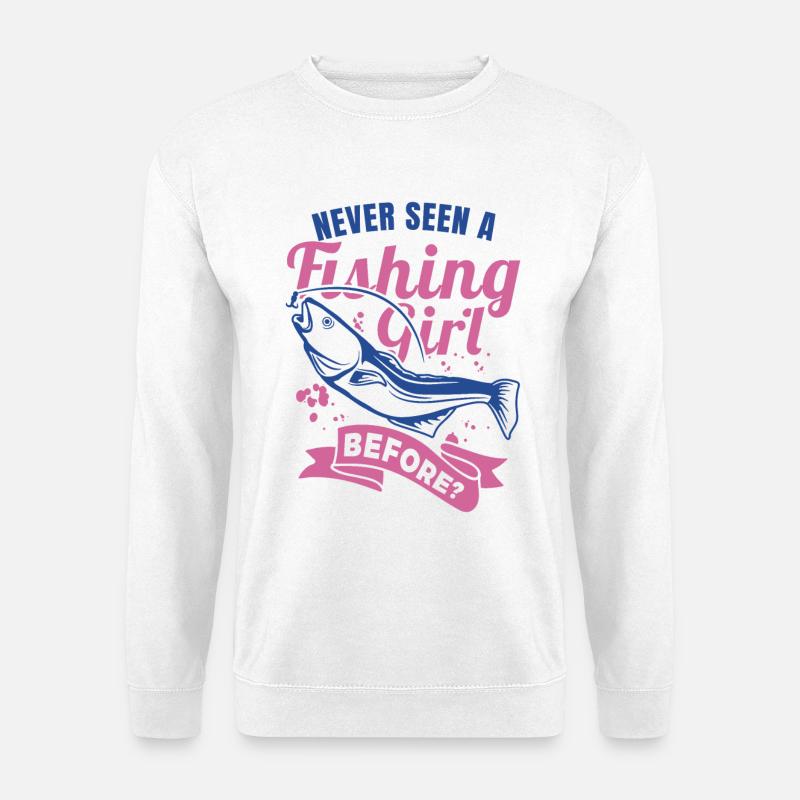 Fischermädchen - Unisex Pullover - Weiß