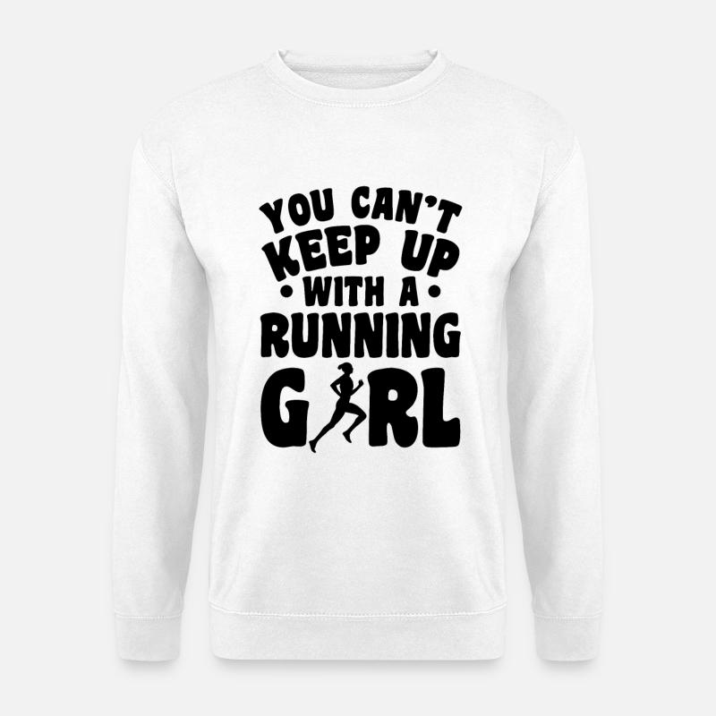 Läufer Mädels - Unisex Pullover - Weiß