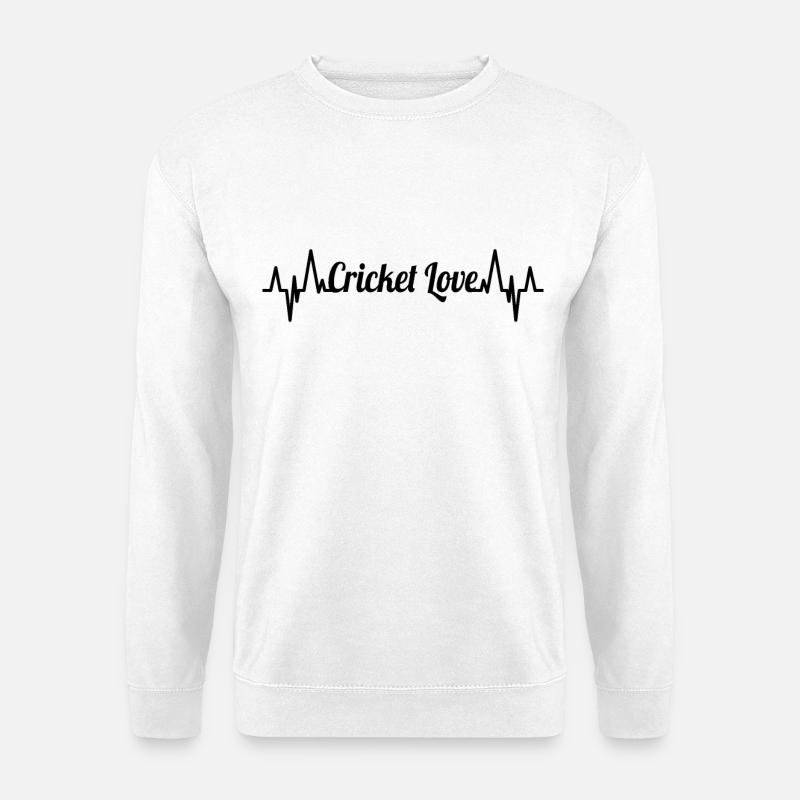 Cricket Liebe Herzlinie - Unisex Pullover - Weiß