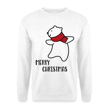 Lustige Weihnachten - Unisex Pullover - Weiß - Vorne