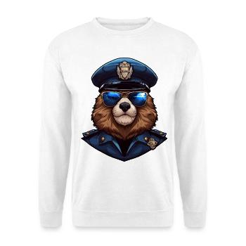 Police des marmottes - Sweat-shirt Unisexe - blanc - Devant
