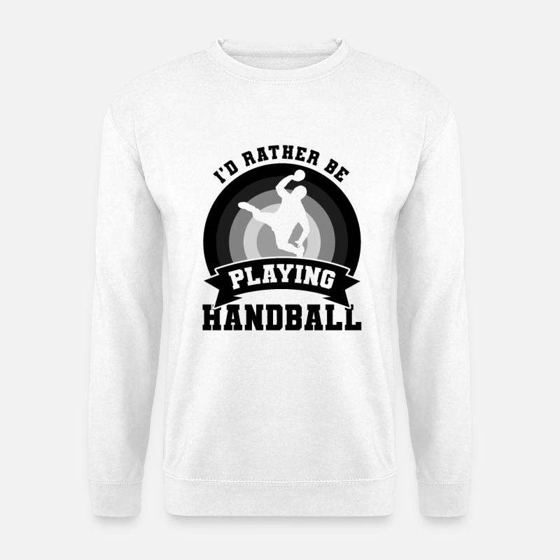 Handballer Witz - Unisex Pullover - Weiß