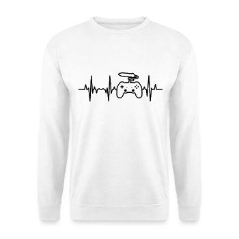 Spielentwickler EKG - Unisex Pullover - Weiß - Vorne