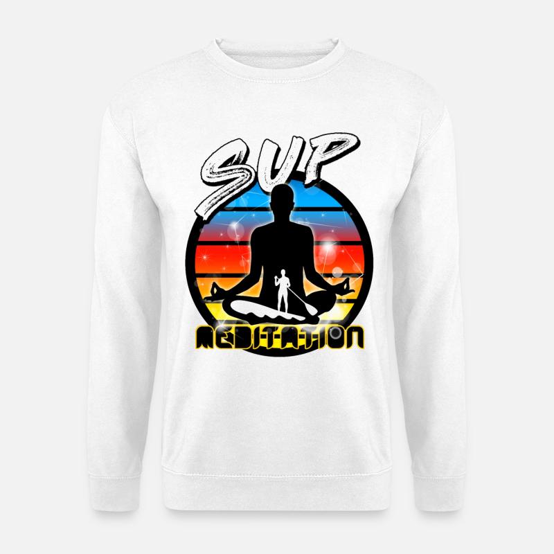 Stand up paddle - Unisex Pullover - Weiß