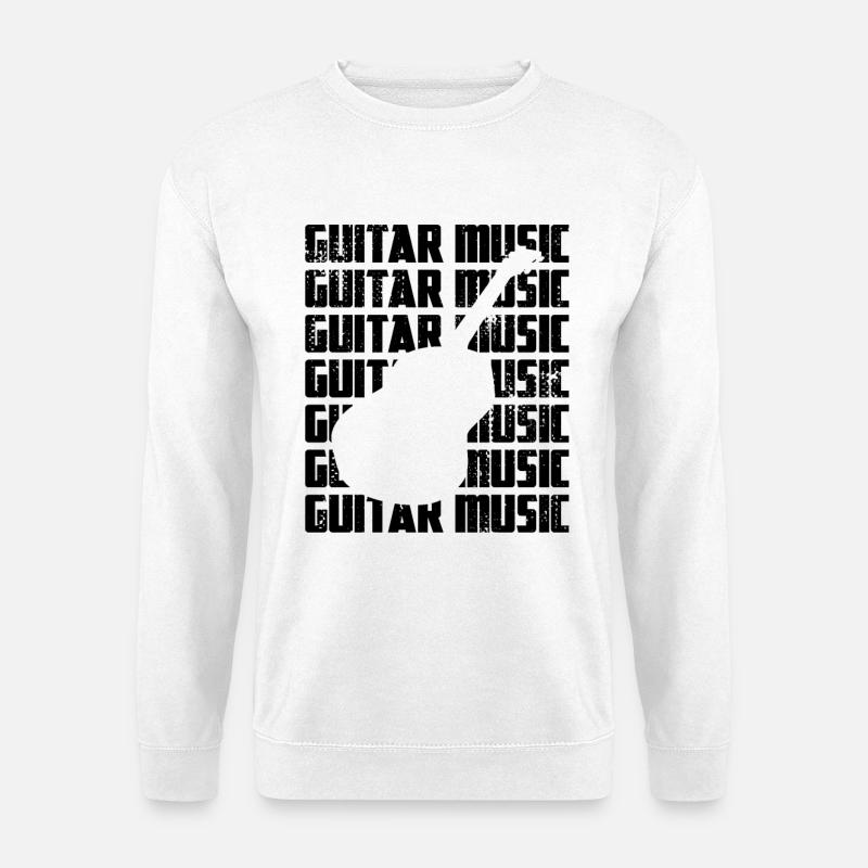 Guitar - Unisex Sweatshirt - white